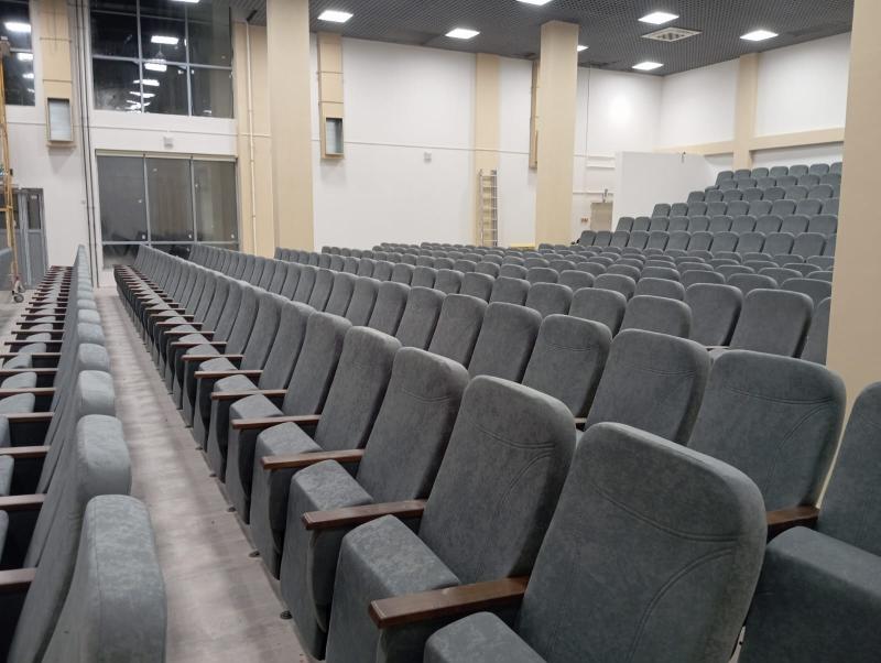 И еще один актовый зал в новой школе на 1225 мест в ЖК «Новая Кузнечиха».